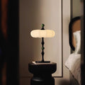 Round Cylinder Iron Aluminum Table Lamp