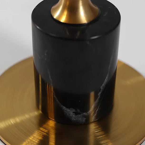 Portable Round Cylinder Iron Table Lamp