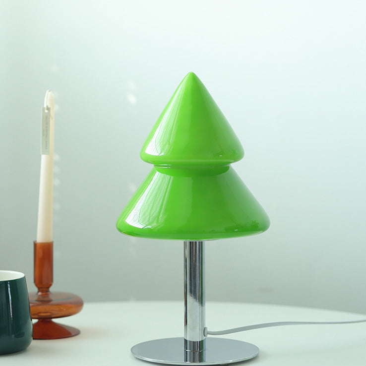 Christmas Tree Iron Glass Table Lamp
