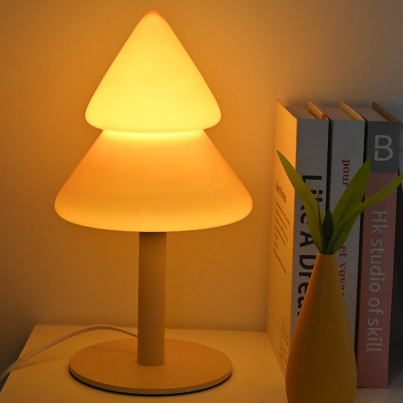 Christmas Tree Iron Glass Table Lamp