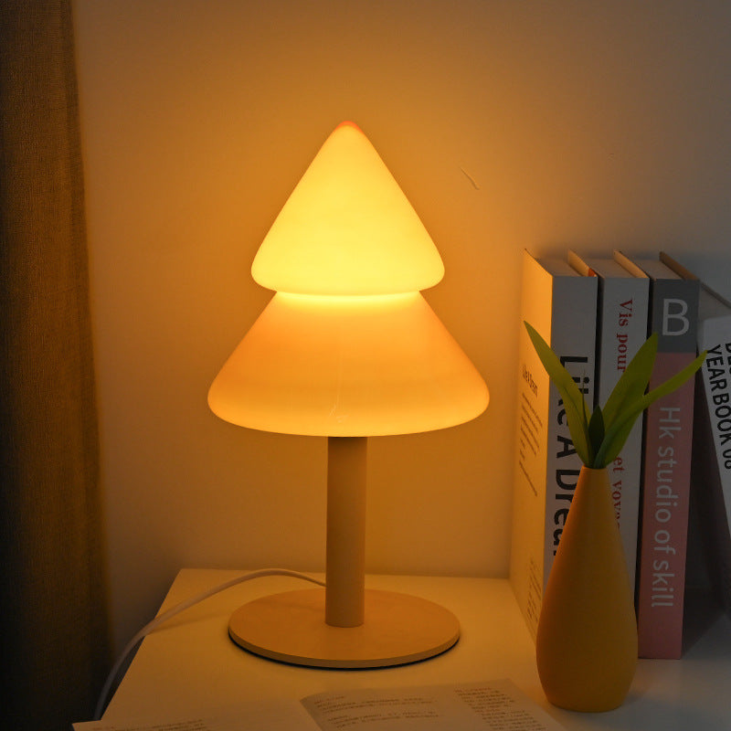 Christmas Tree Iron Glass Table Lamp