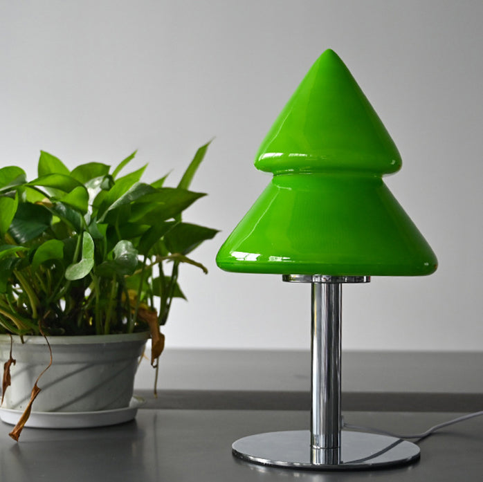 Christmas Tree Iron Glass Table Lamp