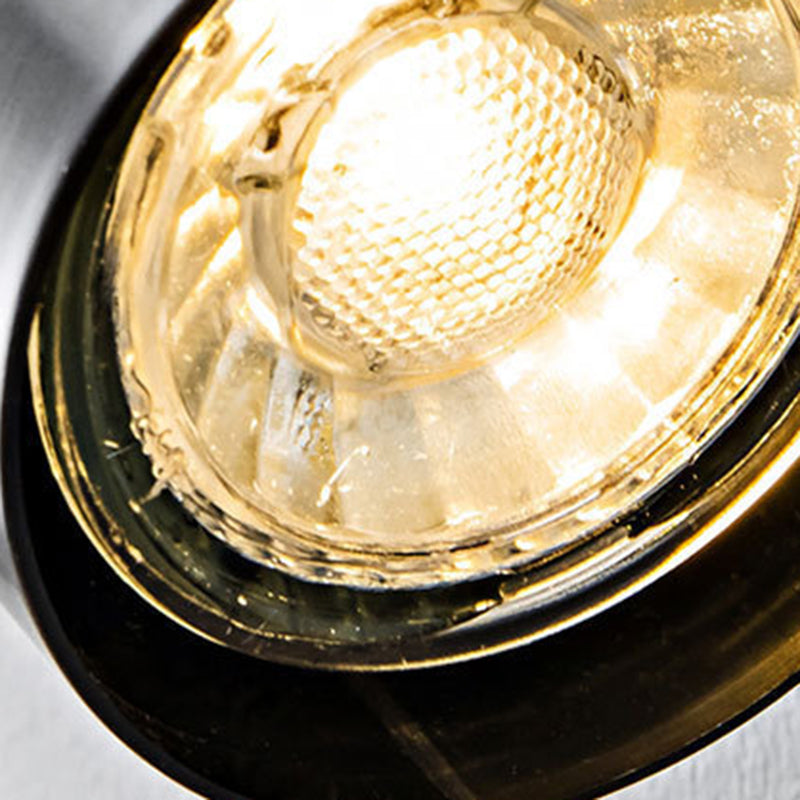 Rotatable Round Cylinder Stainless 2-Light Wall Lamp