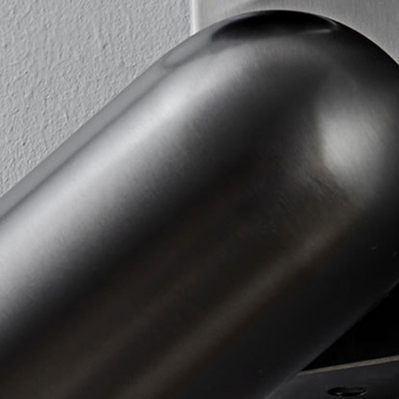 Rotatable Round Cylinder Stainless 2-Light Wall Lamp