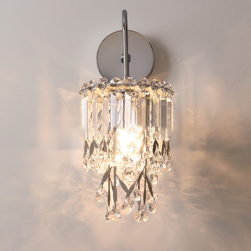 Round Cylinder Hardware Stainless Wall Lamp