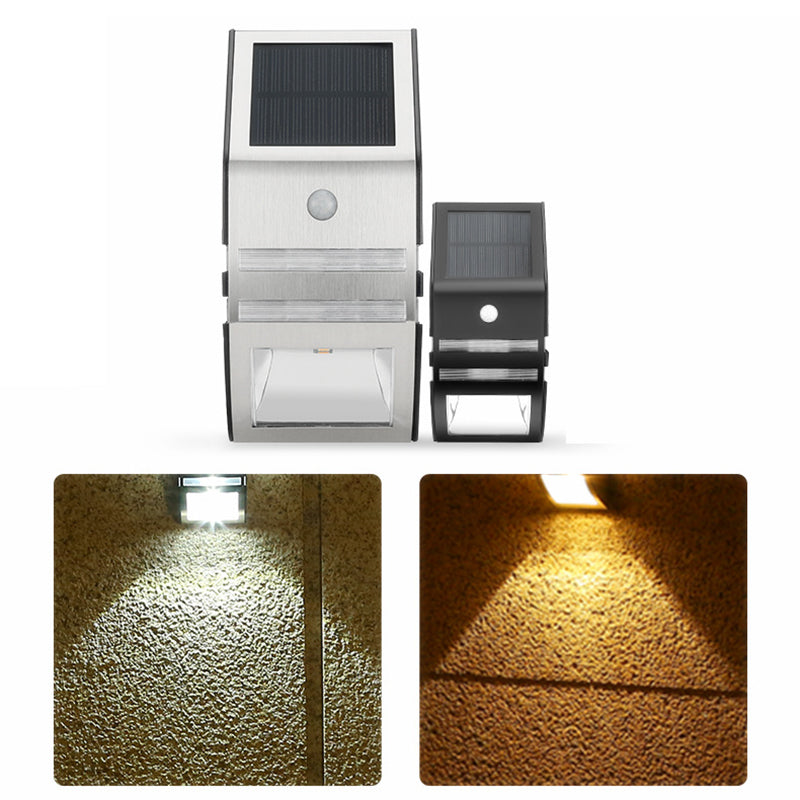 Trapezoidal ABS PC Stainless Outdoor Light