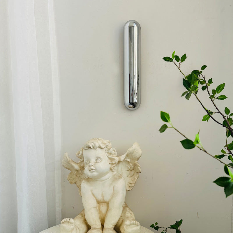 Oval Linear Iron Bedroom 2-Light Wall Lamp