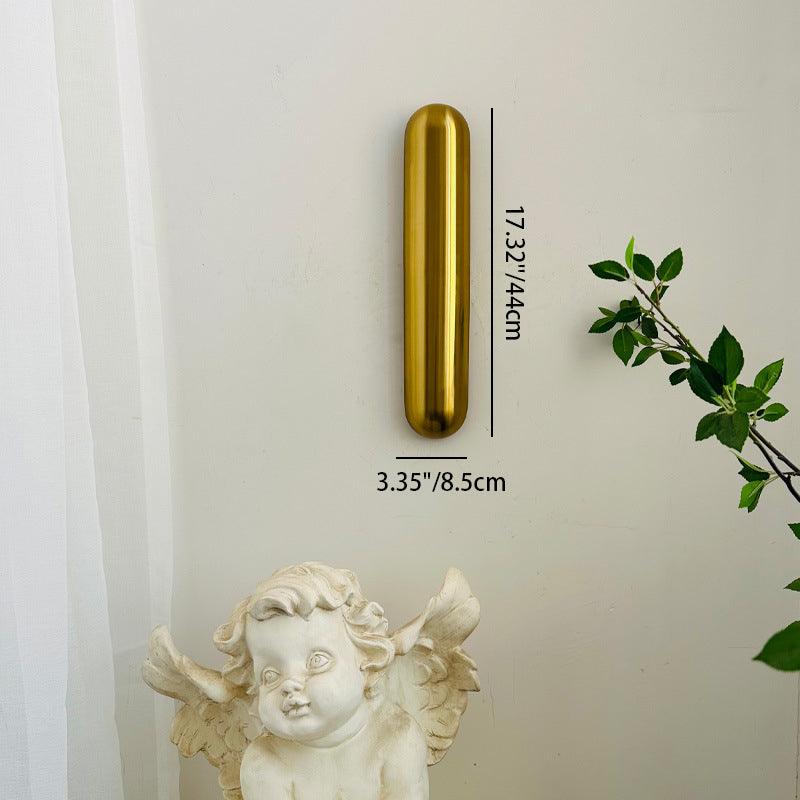 Oval Linear Iron Bedroom 2-Light Wall Lamp