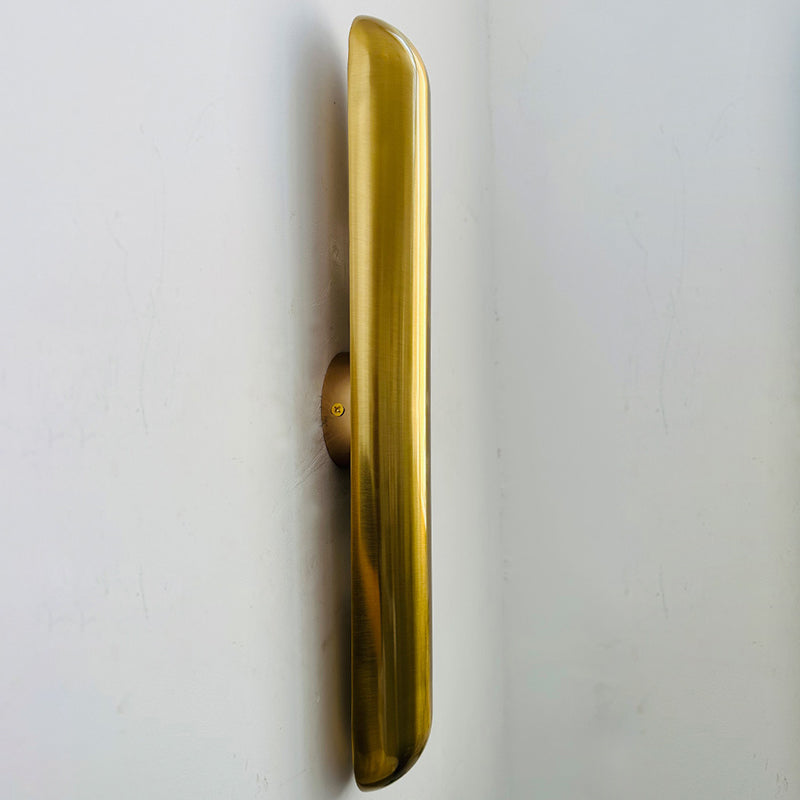 Oval Linear Iron Bedroom 2-Light Wall Lamp