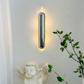 Oval Linear Iron Bedroom 2-Light Wall Lamp