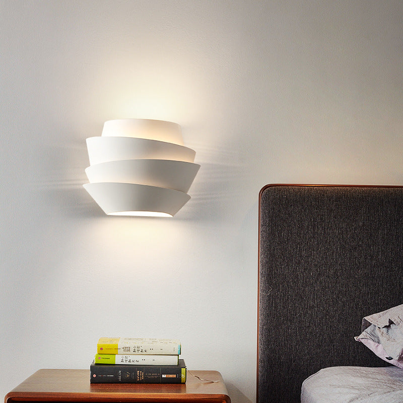 Pinecone Shape Iron Bedroom 2-Light Wall Lamp