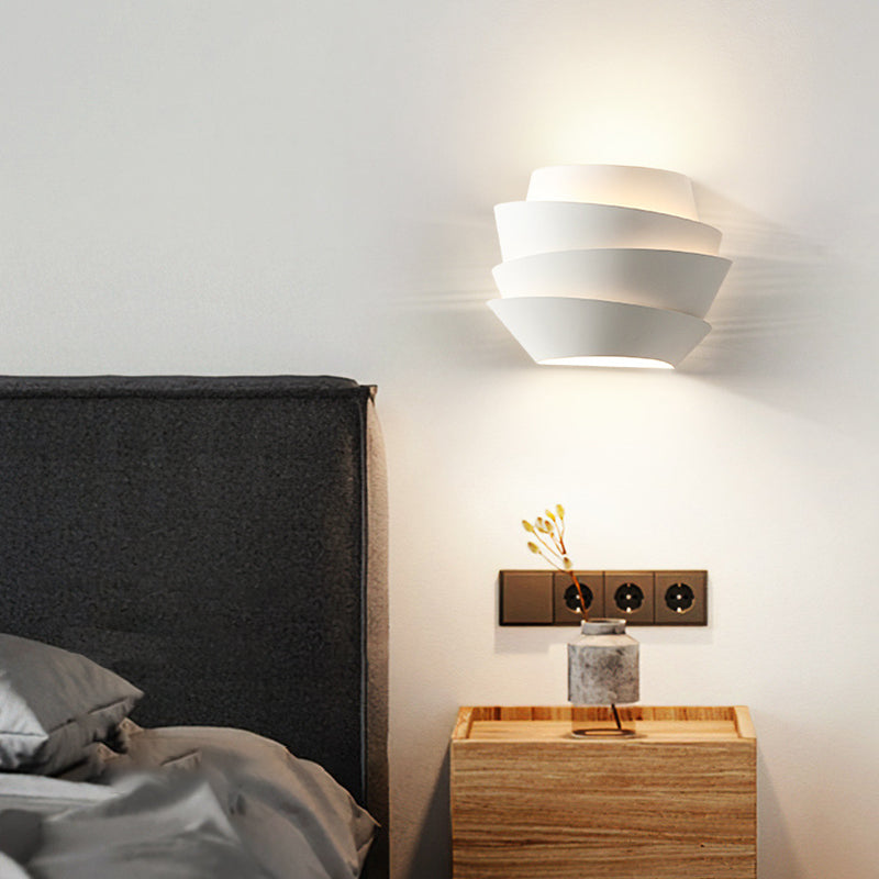 Pinecone Shape Iron Bedroom 2-Light Wall Lamp