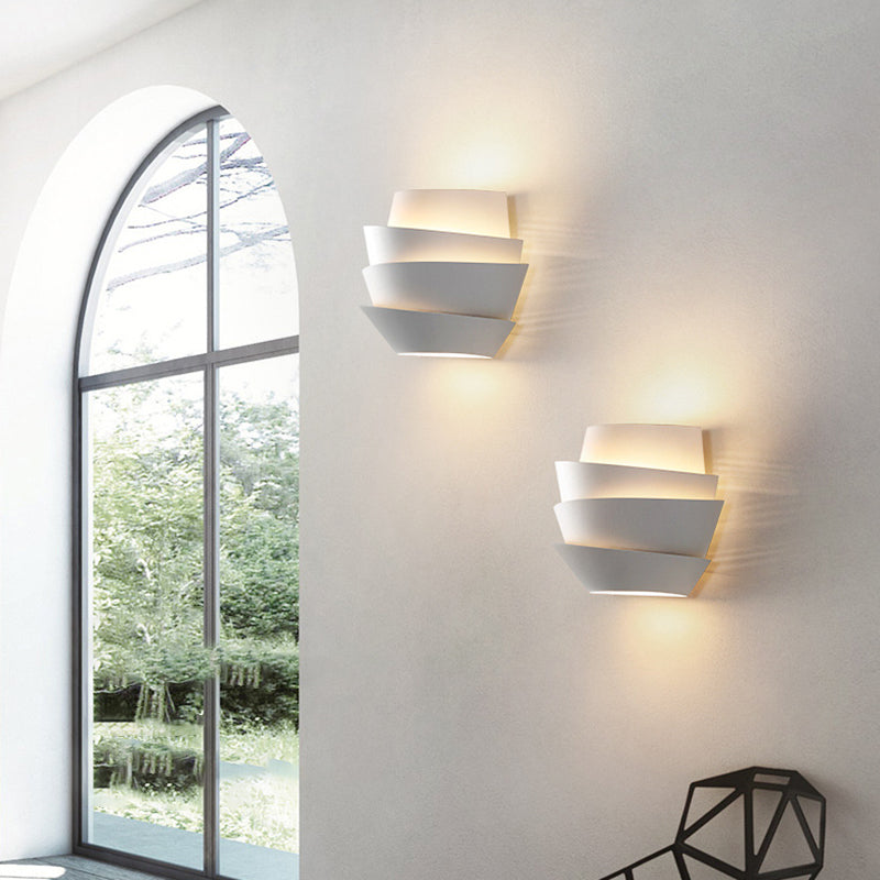 Pinecone Shape Iron Bedroom 2-Light Wall Lamp