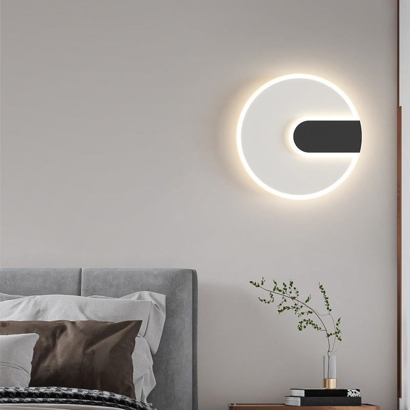 Round Square Iron Acrylic Wall Lamp