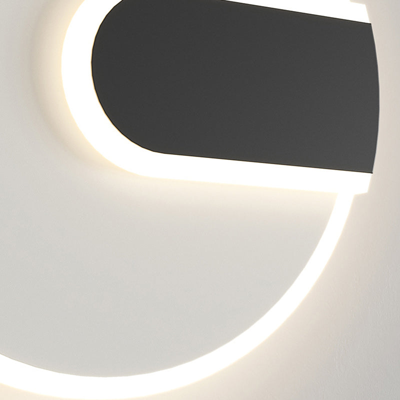 Round Square Iron Acrylic Wall Lamp