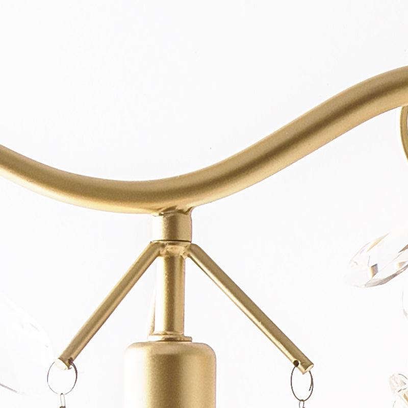 Curve Tassel Shape Iron 2-Light Wall Lamp