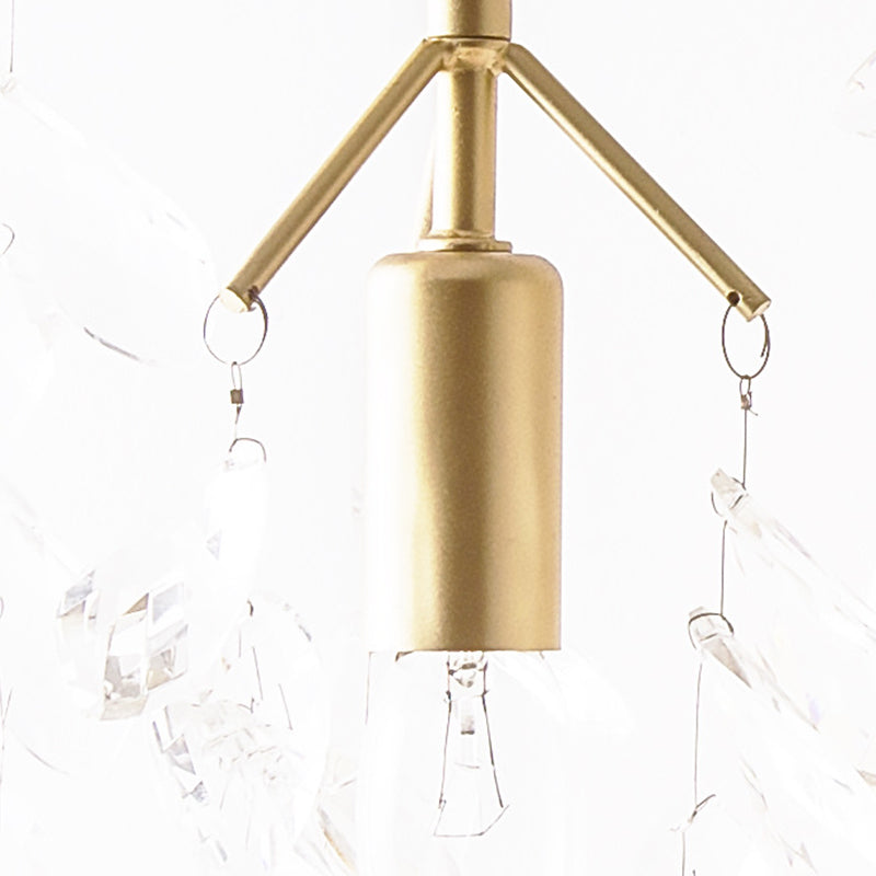 Curve Tassel Shape Iron 2-Light Wall Lamp