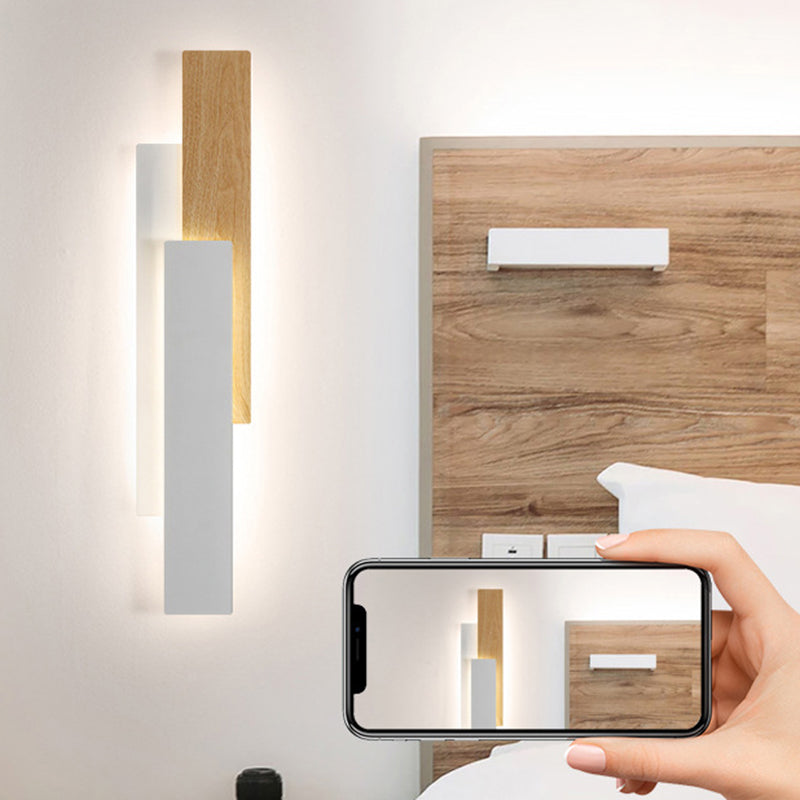 Rectangle Iron Bedroom Wall Lamp