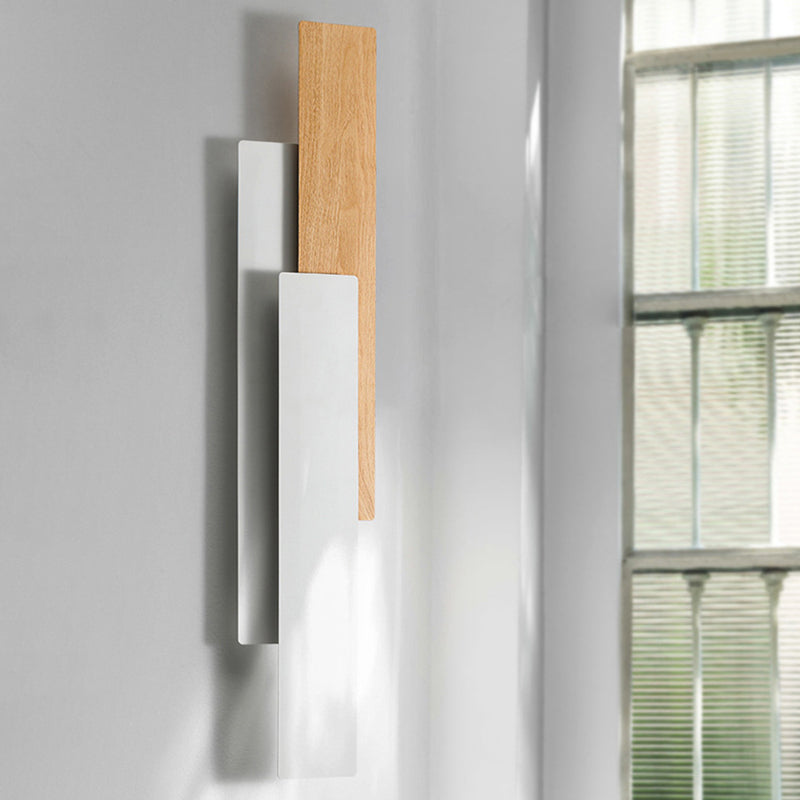 Rectangle Iron Bedroom Wall Lamp