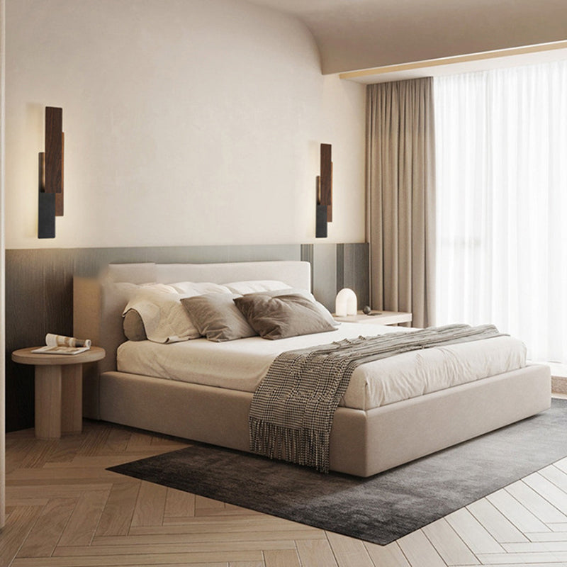Rectangle Iron Bedroom Wall Lamp