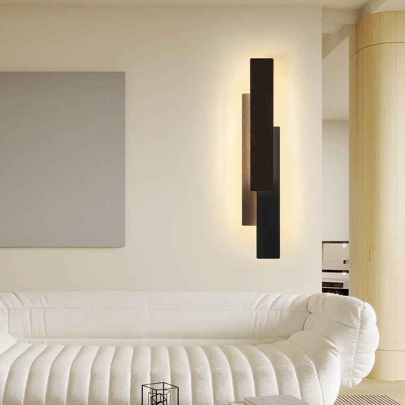 Rectangle Iron Bedroom Wall Lamp