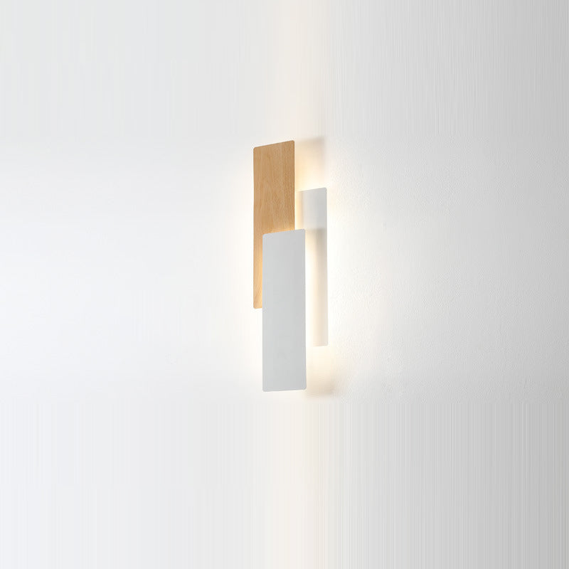 Rectangle Iron Bedroom Wall Lamp