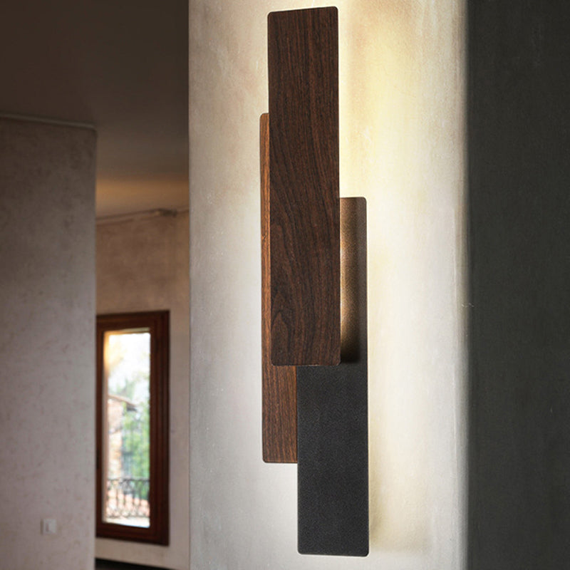 Rectangle Iron Bedroom Wall Lamp