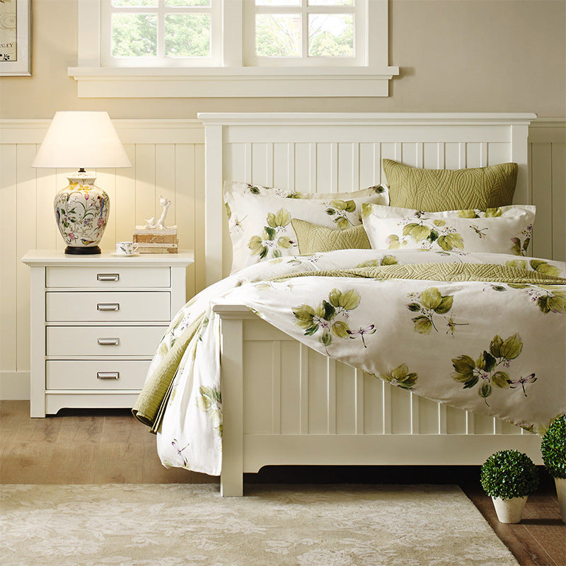 Bird Flower Oval Prism Table Lamp
