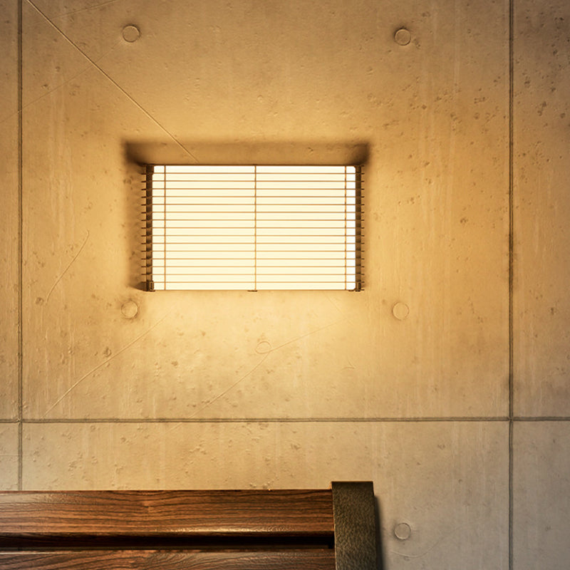 Rectangle PE Stainless Steel Outdoor Light