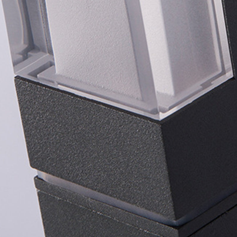 Rectangle Aluminum Acrylic Outdoor Light