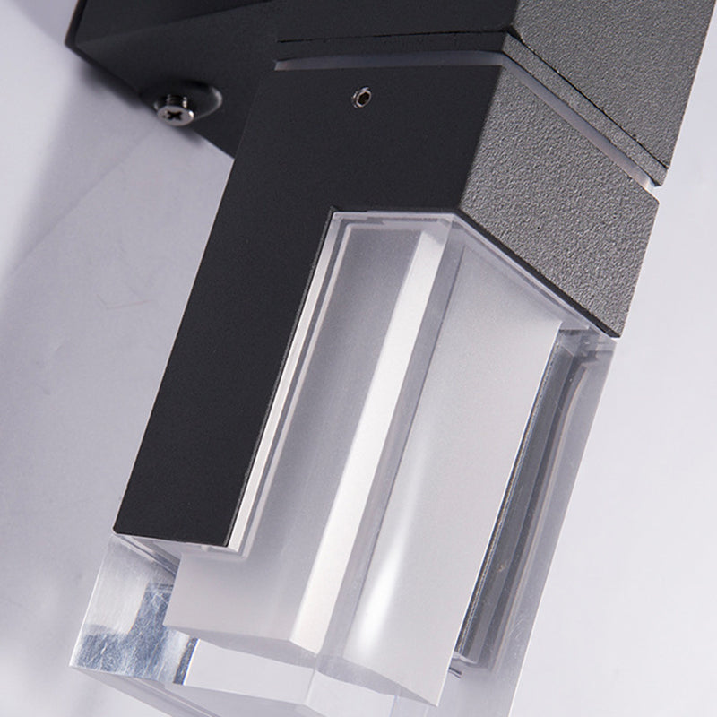 Rectangle Aluminum Acrylic Outdoor Light