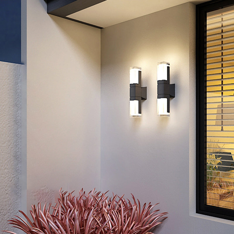 Rectangle Aluminum Acrylic Outdoor Light