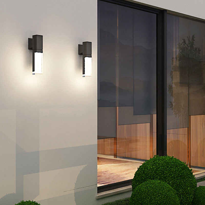 Rectangle Aluminum Acrylic Outdoor Light