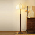 Traditional Vintage Round Fabric Floor Lamp