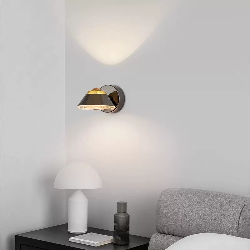 Round Cylinder Cone Iron Wall Lamp