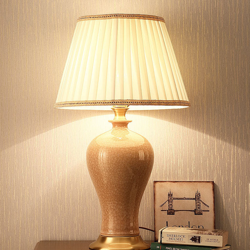 Vase Shape Round Cylinder Table Lamp