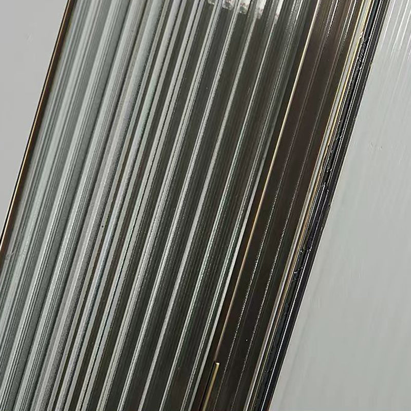 Rectangle Copper Glass 1/2 Outdoor Light