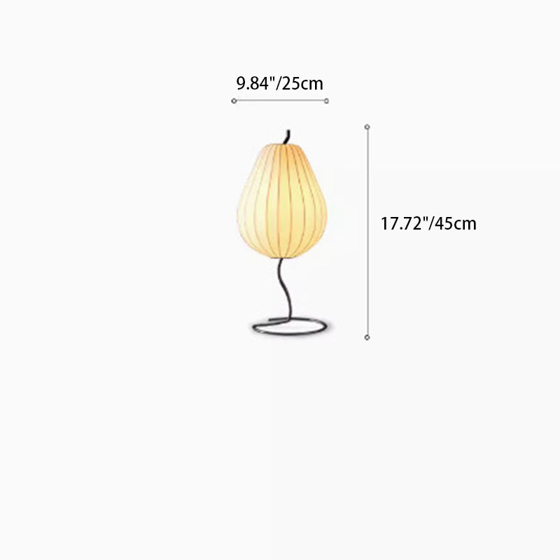 Pear Shape Oval Iron Table Lamp