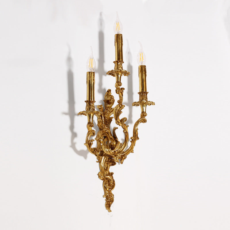 Candle Shape Copper 2/3 2-Light Wall Lamp