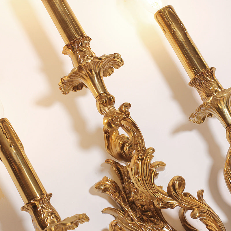 Candle Shape Copper 2/3 2-Light Wall Lamp