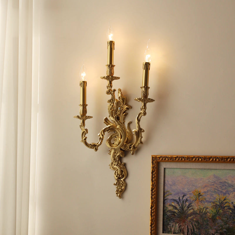 Candle Shape Copper 2/3 2-Light Wall Lamp