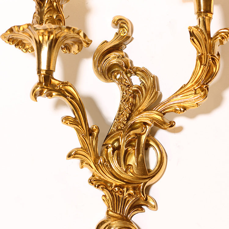 Candle Shape Copper 2/3 2-Light Wall Lamp