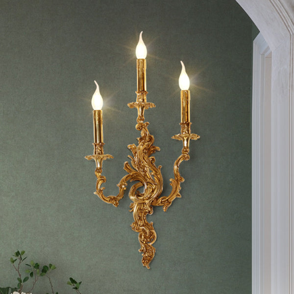Candle Shape Copper 2/3 2-Light Wall Lamp