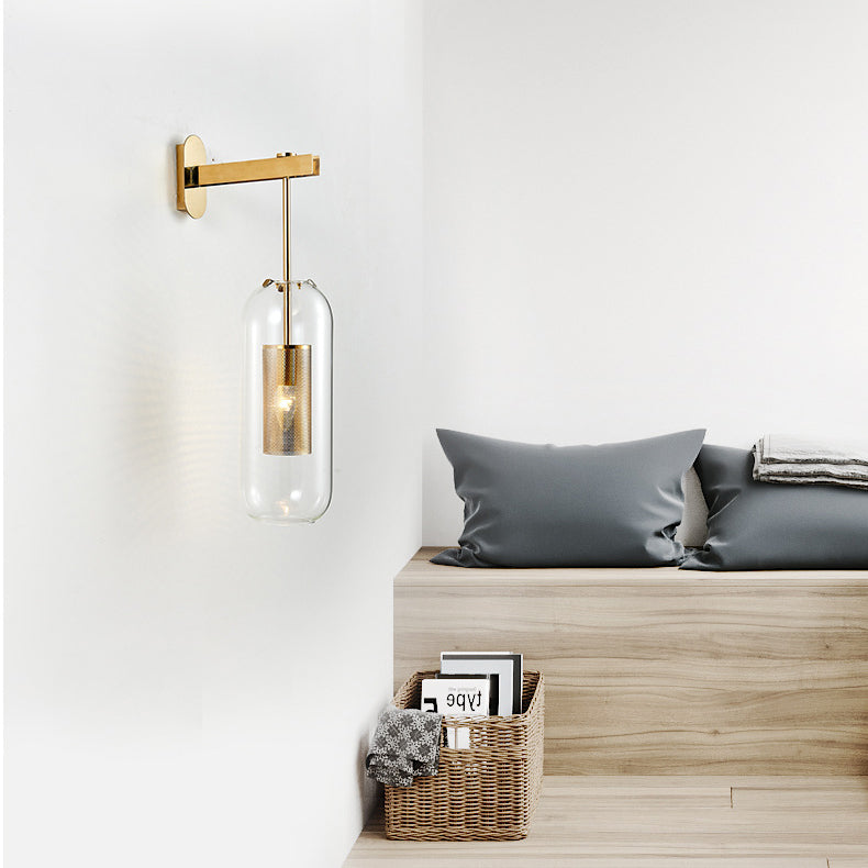 Cylinder Oval Stainless Steel Wall Lamp