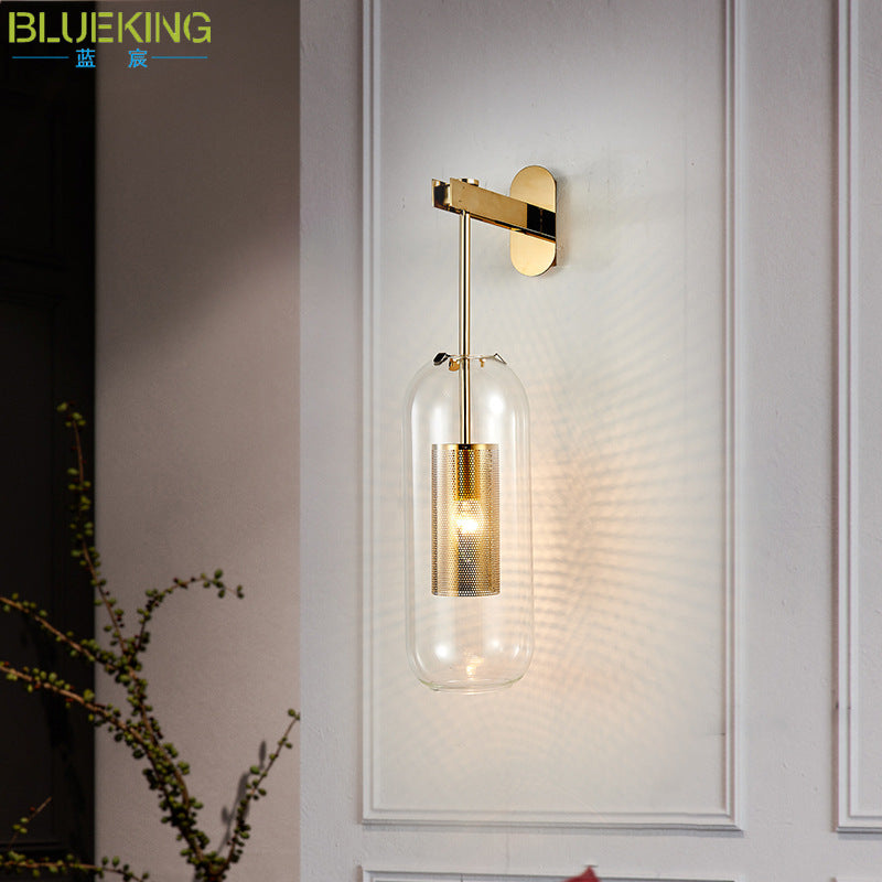 Cylinder Oval Stainless Steel Wall Lamp