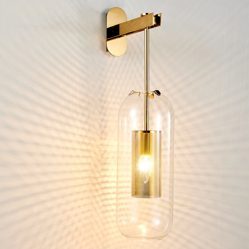 Cylinder Oval Stainless Steel Wall Lamp