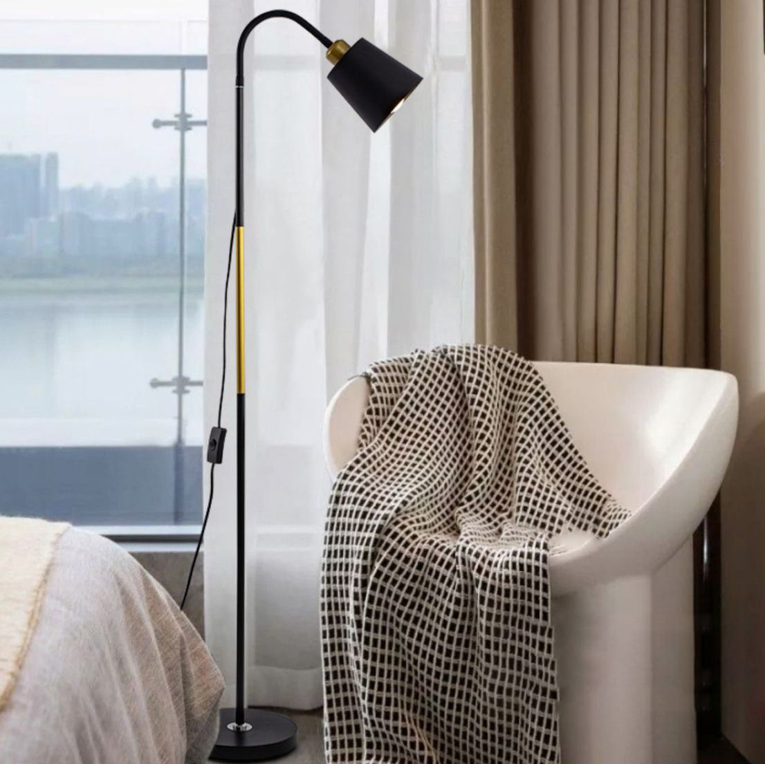 Modern Minimalist Round Cone Floor Lamp