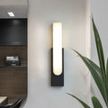 Rectangular Hardware Faux Marble Wall Lamp