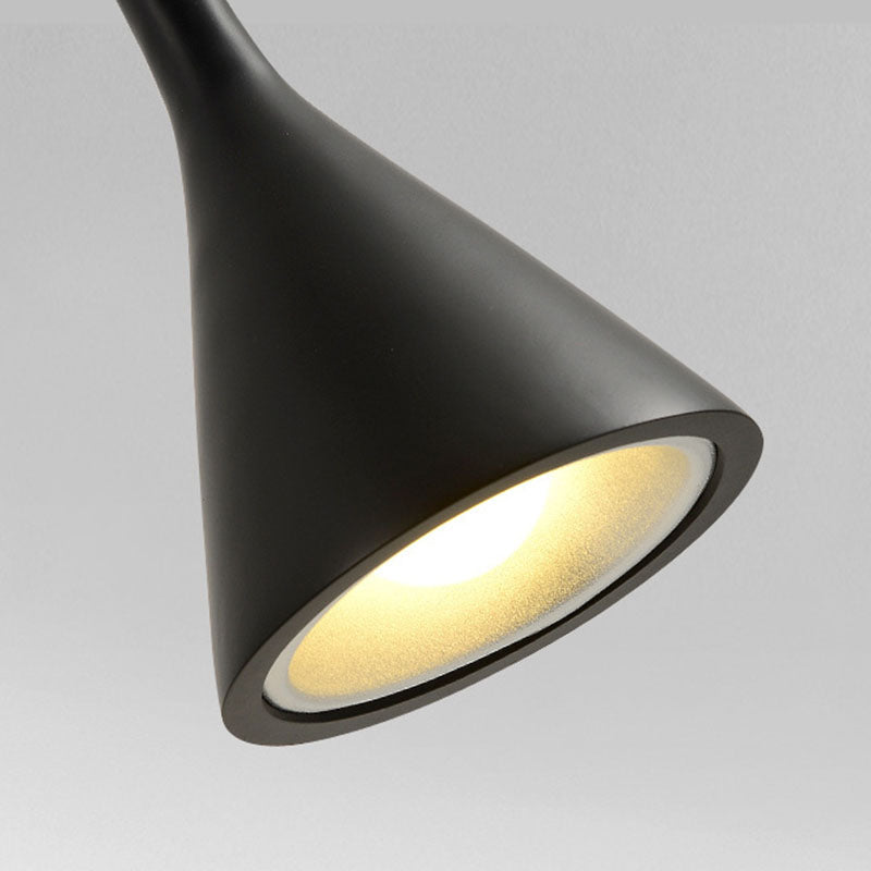 Round Cone Iron Bedroom Wall Lamp