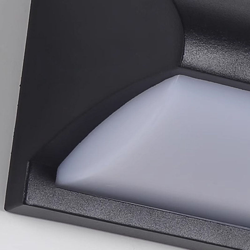 Rectangle Oval PC Aluminum Outdoor Light